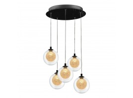 Подвесная светодиодная люстра iLedex Oblivion C4457-5R CR