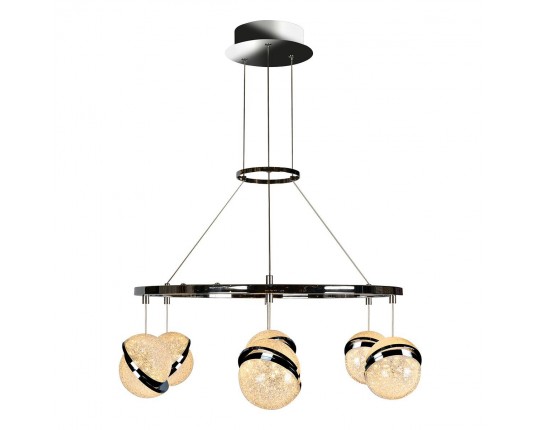Подвесная светодиодная люстра iLedex CRystal Ball C4474-6 CR