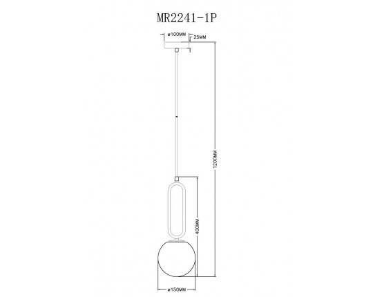 Подвесной светильник MyFar Pierre MR2241-1P