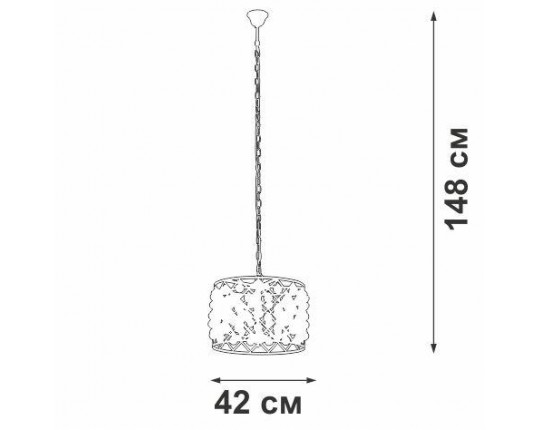 Подвесная люстра Vitaluce V5351-8/5