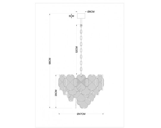 Подвесная люстра Arte Lamp Mallika A4077LM-6GO