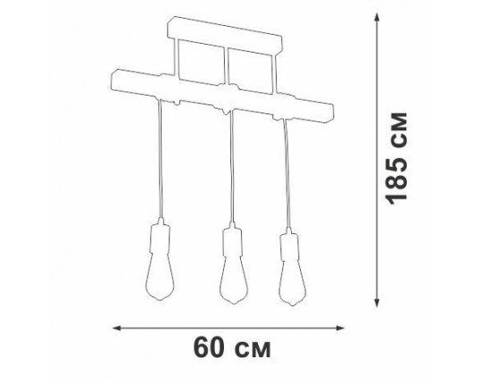 Подвесная люстра Vitaluce V2860-1/3PL