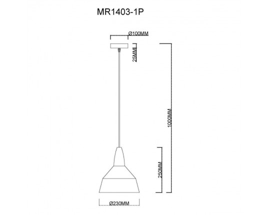 Подвесной светильник MyFar Brigitte MR1403-1P