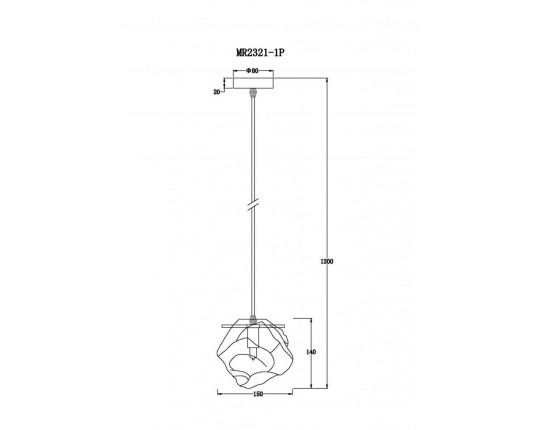 Подвесной светильник MyFar Stella MR2321-1P