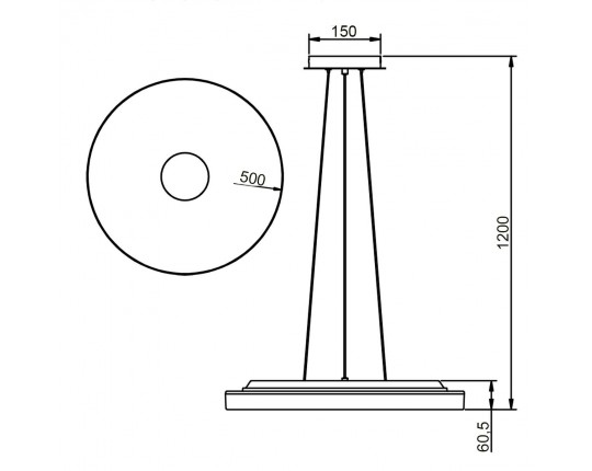 Подвесной светильник Vele Luce Flash VL7215P01