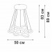 Подвесной светодиодный светильник Vitaluce V2515DT-8/3S