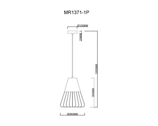 Подвесной светильник MyFar Hill MR1371-1P