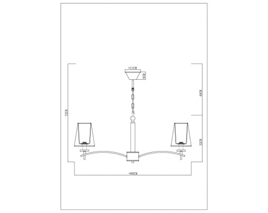 Подвесная люстра Arte Lamp Kensington A4098LM-8CC