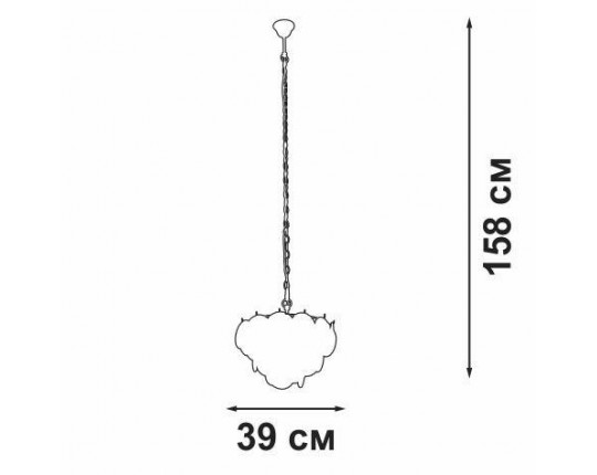 Подвесная люстра Vitaluce V5315-9/5