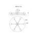 Потолочная люстра MyFar Stacy MR1010-6C