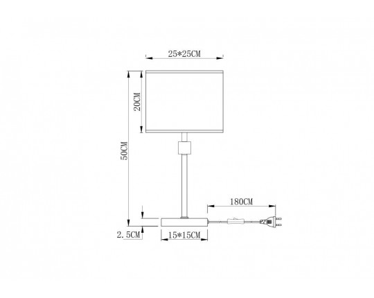 Настольная лампа Arte Lamp North A5896LT-1PB