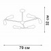 Потолочная люстра Vitaluce V3025-1/6PL