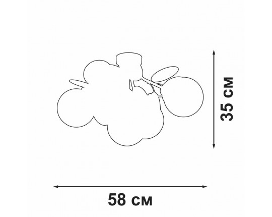 Потолочная люстра Vitaluce V3038-8/5PL