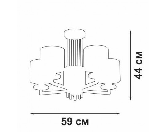 Потолочная люстра Vitaluce V3069-8/5PL