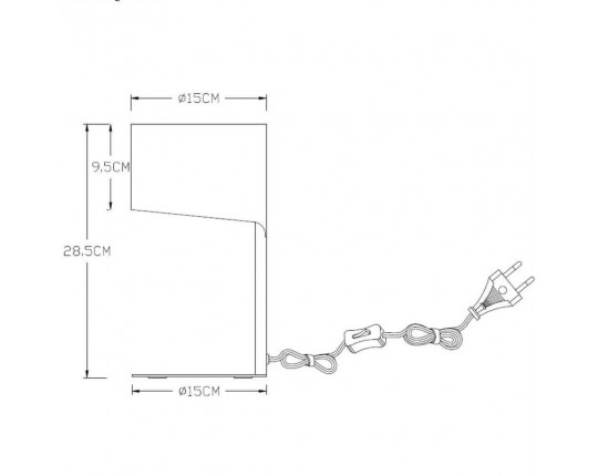 Настольная лампа Lucide Knulle 45504/01/31