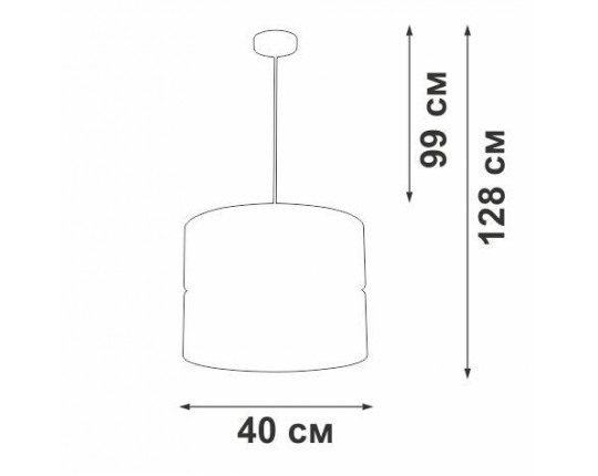 Подвесной светильник Vitaluce V2856-0/1S
