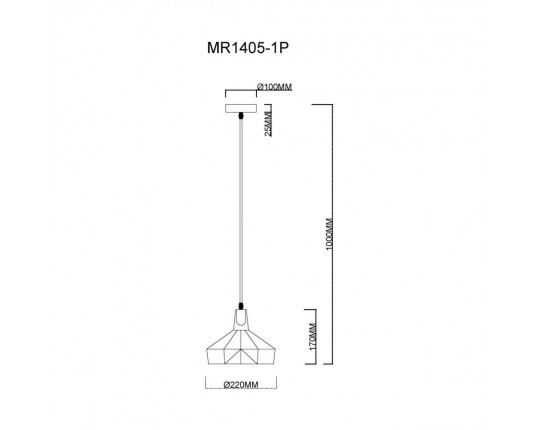 Подвесной светильник MyFar Brigitte MR1405-1P