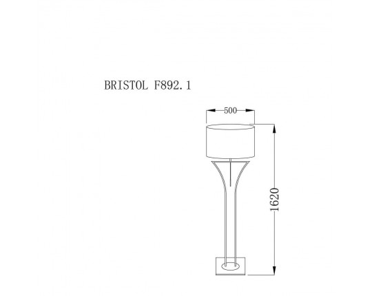 Торшер Lucia Tucci Bristol F892.1