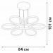 Подвесная люстра Vitaluce V04610-03/6S