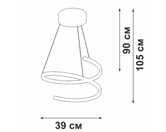 Подвесной светильник Vitaluce V30440-0/1S