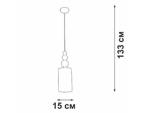 Подвесной светильник Vitaluce V2995-1/1S