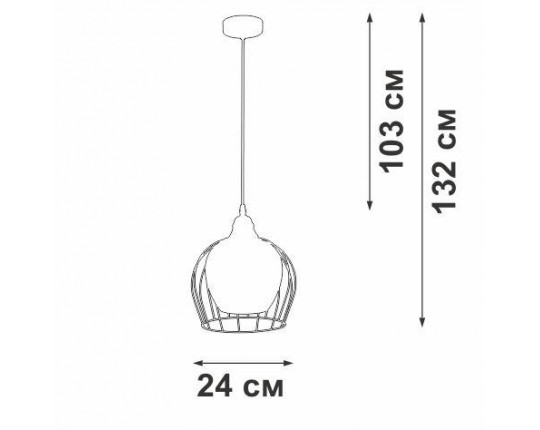 Подвесной светильник Vitaluce V2859-1/1S