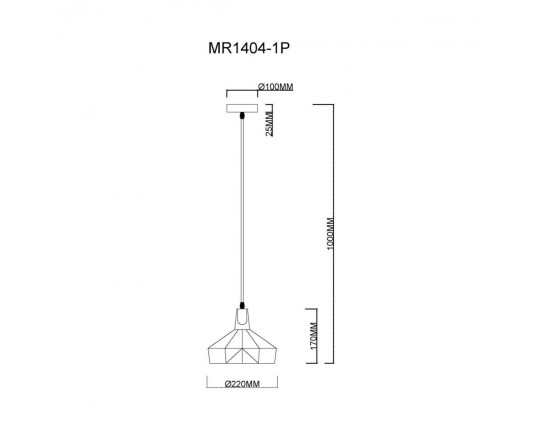 Подвесной светильник MyFar Brigitte MR1404-1P