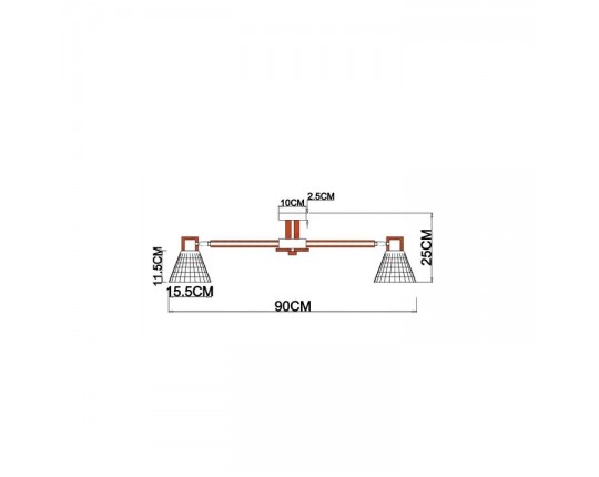 Потолочная люстра Arte Lamp Meleph A4096PL-8BR