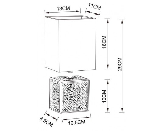 Настольная лампа Arte Lamp Fiori A4429LT-1WA