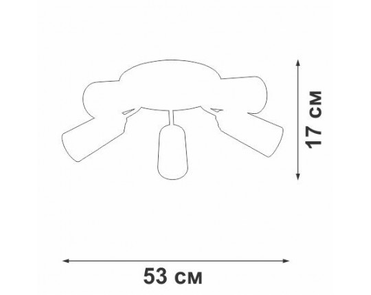 Потолочная люстра Vitaluce V3762-1/5PL