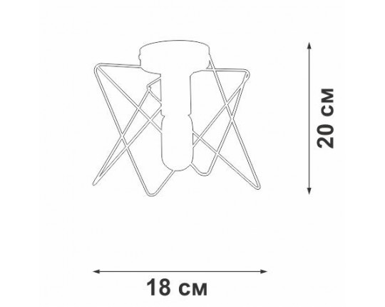 Потолочный светильник Vitaluce V4721-1/1PL