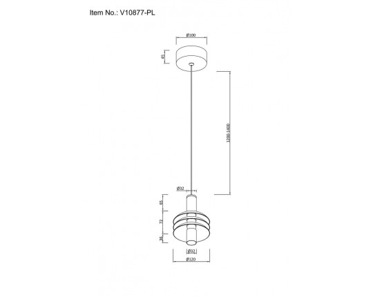 Подвесной светодиодный светильник Moderli Sylv V10877-PL