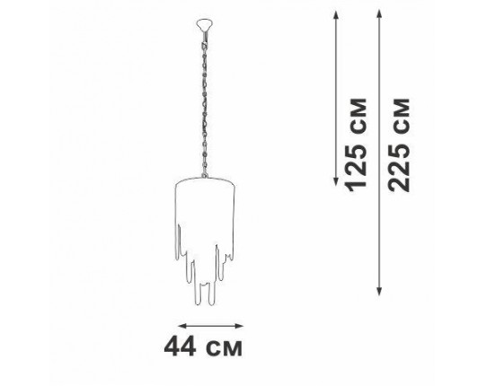 Подвесная люстра Vitaluce V5885-9/7