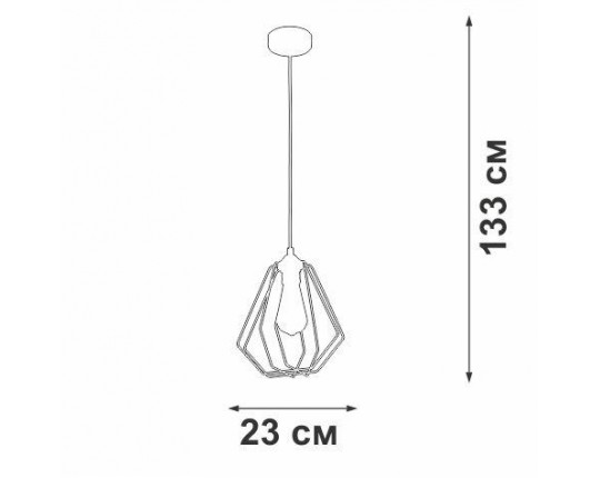 Подвесной светильник Vitaluce V2867-1/1S