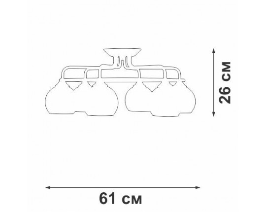 Потолочная люстра Vitaluce V43080-13/6PL