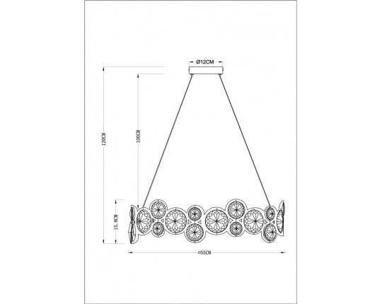 Подвесная люстра Arte Lamp Sarah A1062SP-6CC