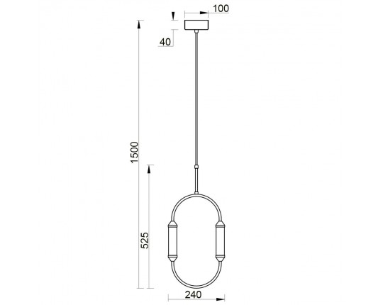 Подвесной светильник Vele Luce Capsula VL7293P11