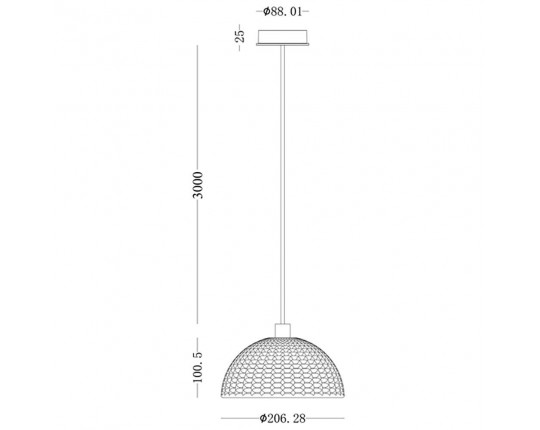 Подвесной светильник Deko-Light Basket 342142