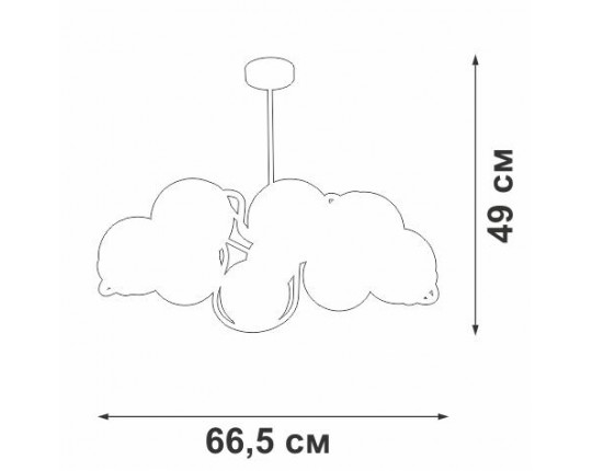 Подвесная люстра Vitaluce V4003-1/8PL