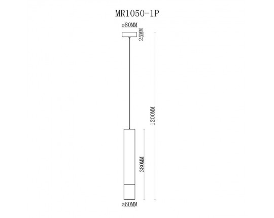 Подвесной светильник MyFar Klara MR1050-1P