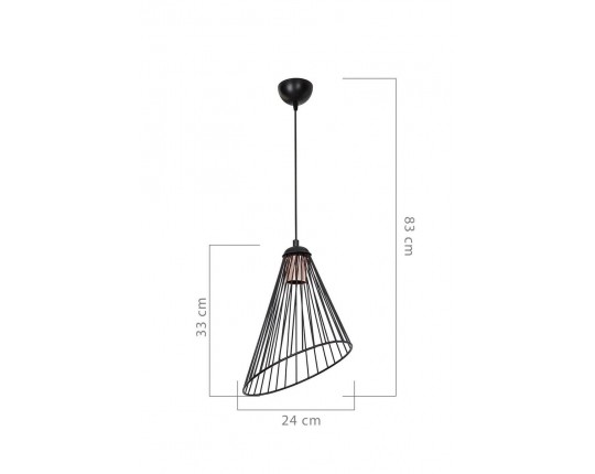 Подвесной светильник Toplight Jeannine TL1608H-01BK