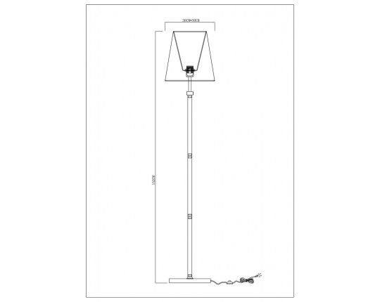 Торшер Arte Lamp Kensington A4098PN-1CC