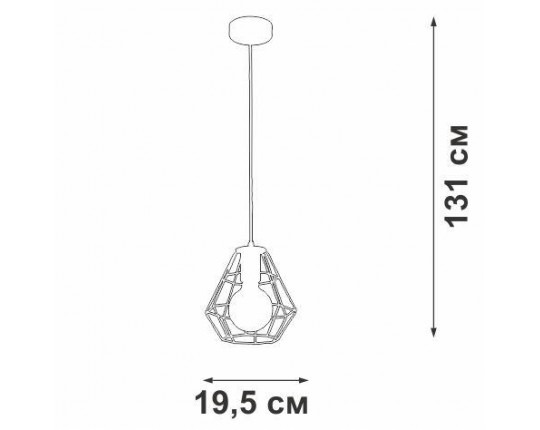 Подвесной светильник Vitaluce V4389-1/1S