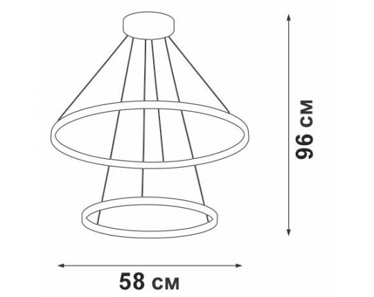 Подвесная люстра Vitaluce V04614-03/2S