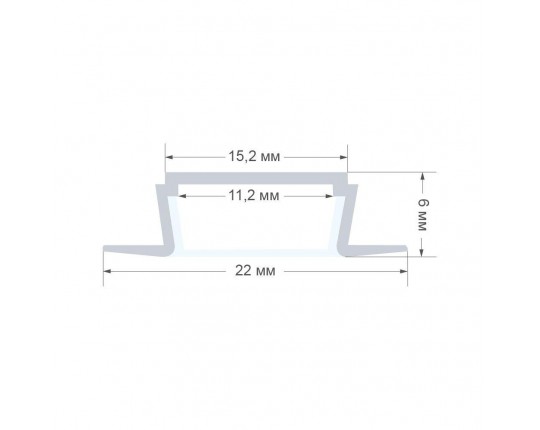 Профиль встраиваемый Apeyron GM-08-06