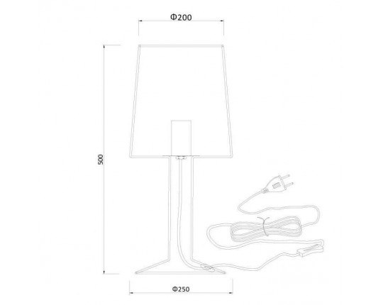 Настольная лампа Lucide Louis 78575/50/31