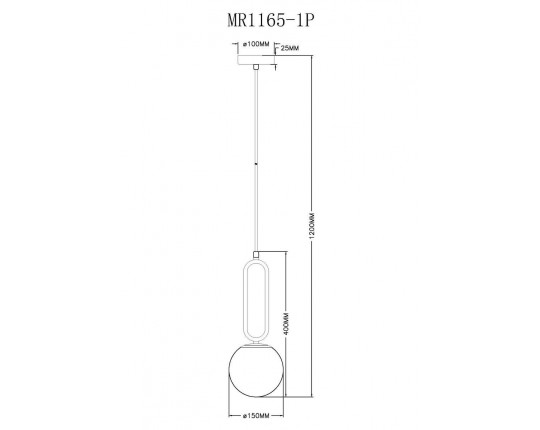 Подвесной светильник MyFar Pierre MR1165-1P