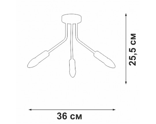 Потолочная люстра Vitaluce V3020-1/3PL