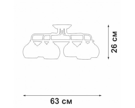 Потолочная люстра Vitaluce V43080-03/6PL