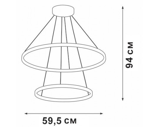 Подвесная люстра Vitaluce V04600-13/2S